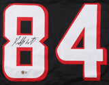 Roddy White Signed Falcons Jersey (Beckett) Atlanta's 4xPro Bowl Receiver