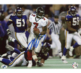 Michael Vick Signed Falcons Unframed 8x10 Photo #9-Run vs Vikings