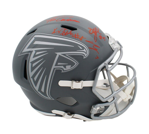 London, Pitts, Robinson, Cousin Signed Atlanta Falcons Speed Full Size TB Helmet