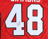 Isaiah Simmons Signed Arizona Cardinals Jersey (JSA Holo) 2020 1st Rd Pk Clemson