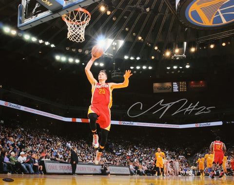 Chandler Parsons Autographed 16x20 Front View Dunk Photo- TriStar Authenticated