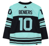 MATT BENIERS Autographed Seattle Kraken 2022-23 Reverse Retro Jersey FANATICS