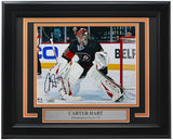 Carter Hart Signed Framed Philadelphia Flyers 8x10 Hockey Photo Fanatics