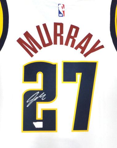 Denver Nuggets Jamal Murray Autographed White Nike Jersey Fanatics #SV33329633