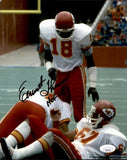 Emmitt Thomas HOF Kansas City Chiefs Signed/Inscribed 8x10 Photo JSA 162000