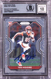 Bengals Tee Higgins Signed 2020 Panini Prizm #308A RC Card Auto 10! BAS Slabbed