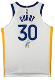 Warriors Stephen Curry Signed White Nike Association Ed Authentic Jersey JSA 1