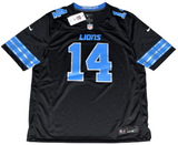 AMON-RA ST BROWN AUTOGRAPHED DETROIT LIONS #14 NIKE 2024 BLACK JERSEY BECKETT