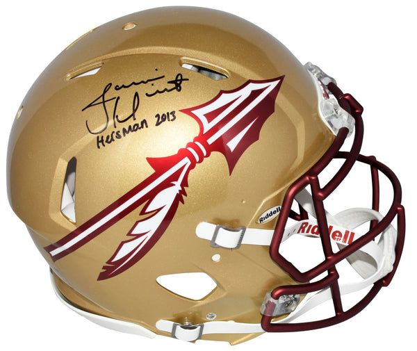 JAMEIS WINSTON SIGNED FLORIDA STATE SEMINOLES AUTHENTIC SPEED HELMET W/ HEISMAN