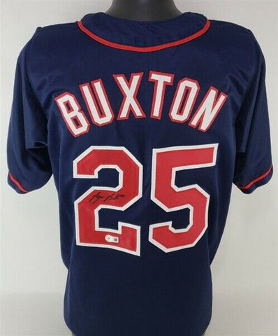 Byron Buxton Signed Minnesota Twins Custom Jersey (Beckett Witness Certified)