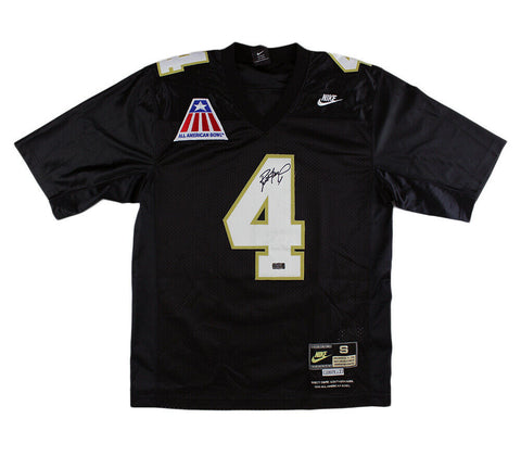 Brett Favre Signed Southern Miss Golden Eagles Nike Game Black NCAA Jersey