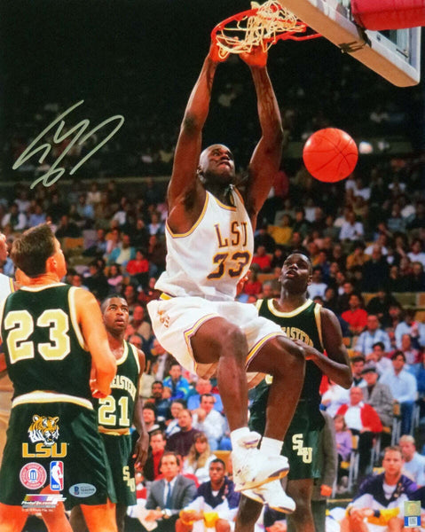 Shaquille O'Neal Autographed LSU Tigers 16x20 Photo Beckett Witnessed