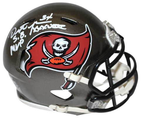 Dexter Jackson Signed Tampa Bay Buccaneers 97-13 Mini Helmet MVP BAS 36913