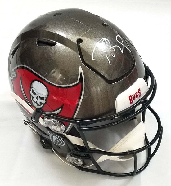 Tom Brady Autographed Tampa Bay Buccaneers Riddell Speed Flex Helmet Fanatics #4