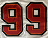 Warren Sapp Signed 2000 Tampa Bay Buccaneers Team Issued Adidas Jersey PSA