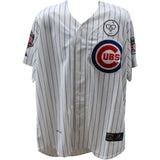 Ryne Sandberg Signed Chicago Cubs White Majestic XL Caray Jersey HOF BAS 48387