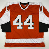 Autographed/Signed KIMMO TIMONEN Philadelphia Orange Hockey Jersey JSA COA Auto