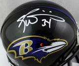 Ricky Williams Autographed Baltimore Ravens Mini Helmet - JSA W Auth *White