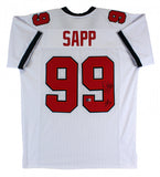 Warren Sapp Signed Tampa Bay Buccaneers Jersey Inscribed "HOF 13" (Beckett)