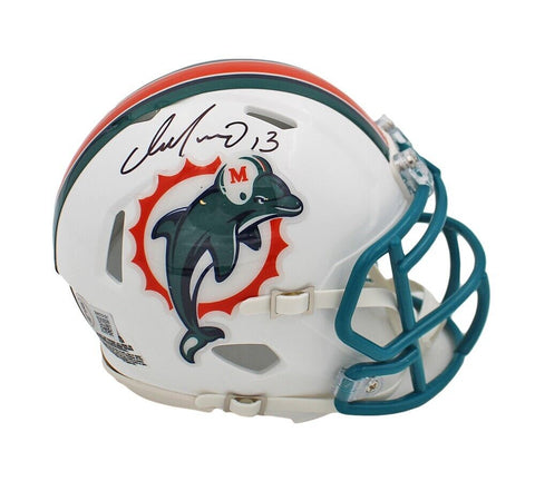 Dan Marino Signed Miami Dolphins Speed Throwback 1997-2012 NFL Mini Helmet