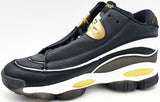 ALLEN IVERSON AUTOGRAPHED BLACK REEBOK THE ANSWER SHOE 76ERS 10 BECKETT 233335