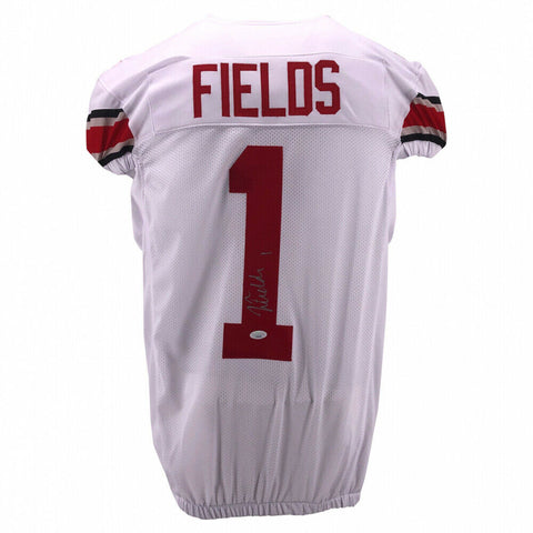 Justin Fields Signed Ohio State Buckeyes Jersey (JSA COA) Chicago Bears Q.B.