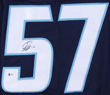 Tyler Myers Signed Winnipeg Jets Jersey (Beckett COA ) NHL career 2009-present