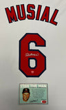 Stan Musial Signed Cardinals Jersey (Stan the Man COA) St Louis HOF Outfielder