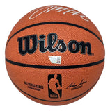 Tyrese Maxey Philadelphia 76ers Signed Wilson I/O Basketball Fanatics w/ Case