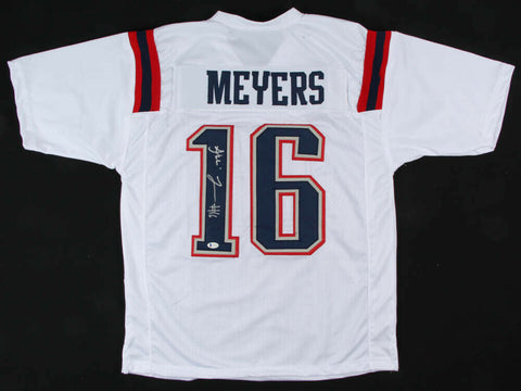 Jakobi Meyers Signed New England Patriots Jersey (Beckett COA) Pats Starting WR