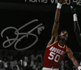 Ralph Sampson Autographed Rockets 8x10 Spotlight Photo - Beckett W Holo *Silver