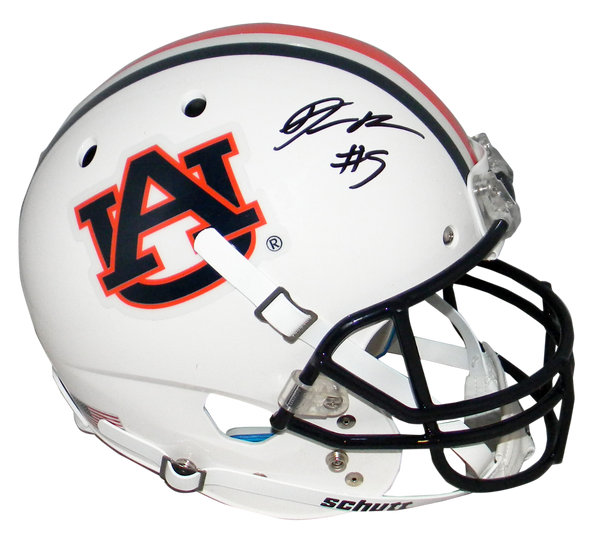 DERRICK BROWN AUTOGRAPHED SIGNED AUBURN TIGERS FULL SIZE HELMET JSA