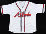 Atlanta Braves"95 W S Champs" Jersey Signed by (6) Justice, Klesko, Avery, Lopez