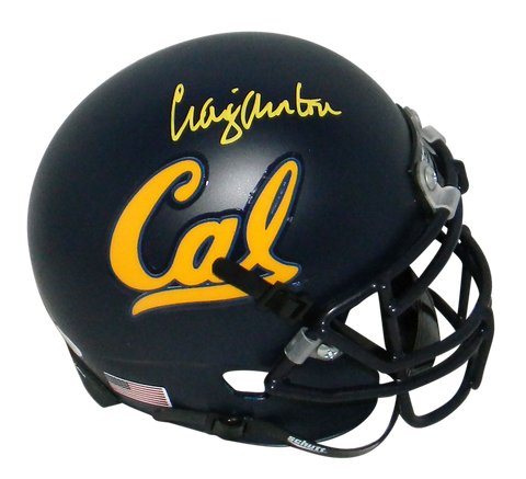 CRAIG MORTON SIGNED AUTOGRAPHED CAL CALIFORNIA GOLDEN BEARS MINI HELMET JSA