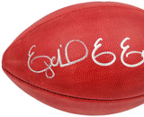 EZEKIEL ELLIOTT AUTOGRAPHED NFL LEATHER FOOTBALL COWBOYS BECKETT QR 203012