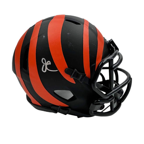 Autographed/Signed Ja'Marr Chase Bengals Alternate Mini Helmet JSA COA