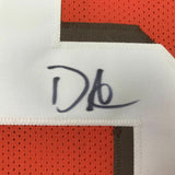 Autographed/Signed DAVID NJOKU Cleveland Orange Football Jersey PSA/DNA COA Auto