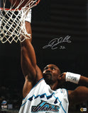 Karl Malone Autographed Utah Jazz 16x20 Dunk Photo - Beckett W Holo *Silver