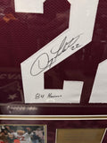 Doug Flutie Boston College Autographed Jersey w/ Inscription Framed To 32x40 JSA