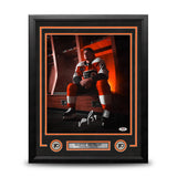 Matvei Michkov Locker Room Philadelphia Flyers Autographed 11x14 Framed Photo PS