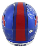 Bills Cole Beasley Bills Mafia Signed Flash Full Size Speed Proline Helmet BAS W