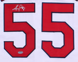 Stephen Piscotty Signed Cardinals Jersey (Schwartz COA) St. Louis Outfielder