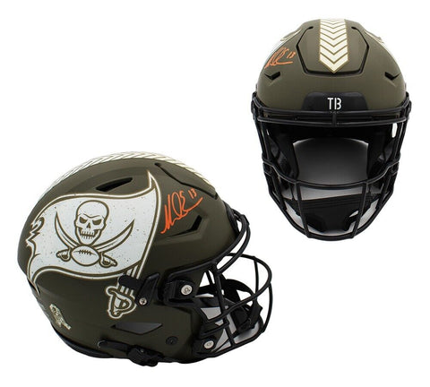 Mike Evans Signed Tampa Bay Buccaneers Speed Flex Authentic STS NFL Helmet