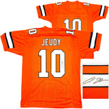 DENVER BRONCOS JERRY JEUDY AUTOGRAPHED SIGNED ORANGE JERSEY JSA STOCK #233881