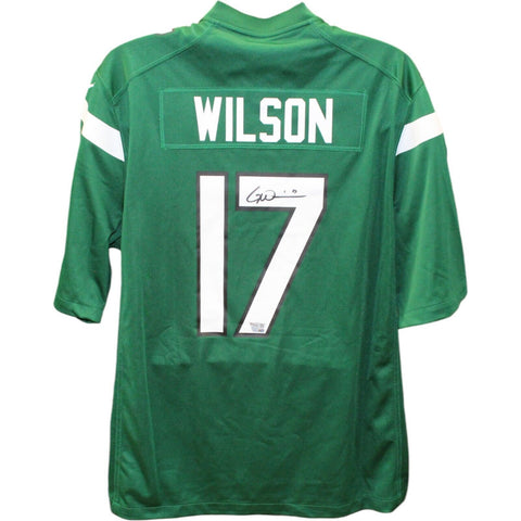 Garrett Wilson Autographed New York Jets Green Nike Jersey FAN 45793