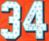 Ricky Williams Signed Miami Dolphins Jersey Inscribed "Puff Puff Run" (PSA COA)