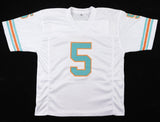 Sean Young Signed Jersey Inscribed "Laces Out !" (PSA COA) Ace Ventura /Dolphins