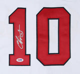 Chipper Jones Signed Atlanta Braves Jersey (PSA COA) HOF 8xAll Star 3rd Baseman