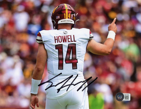 SAM HOWELL AUTOGRAPHED SIGNED WASHINGTON COMMANDERS 8x10 PHOTO BECKETT