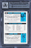 Bird, Erving & Magic Signed 1996 Topps Stars Reprints #8 Card Auto 10 BAS Slab 1